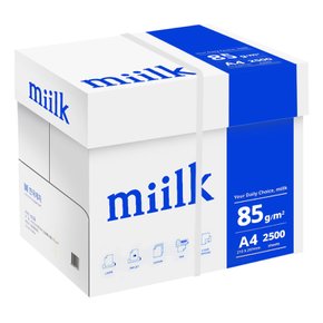 한국 밀크 A4 복사용지 85g 2500매 1BOX