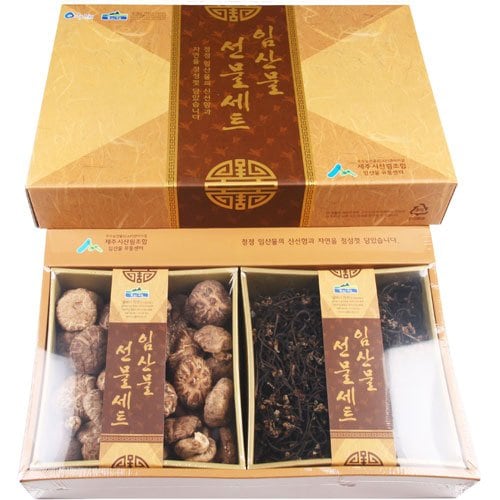 제주 임산물 특선세트 1호(동고 건표고버섯 280g + 건고사리 150g)