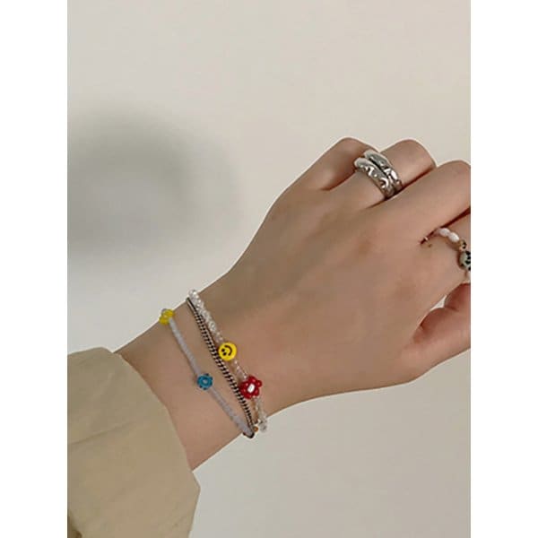 Flower Beads Bracelet_BR335
