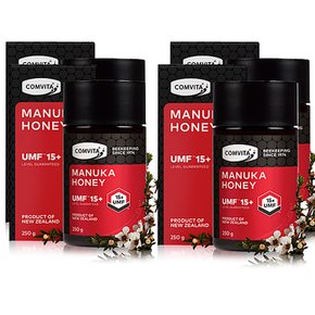 뉴질랜드 콤비타 마누카허니 꿀 Manuka Honey UMF15+ 250g 4개