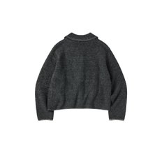 [스타필드코엑스][꼬모니노즈] 여성 BOOKLE KNIT CARDIGAN [CHARCOAL]