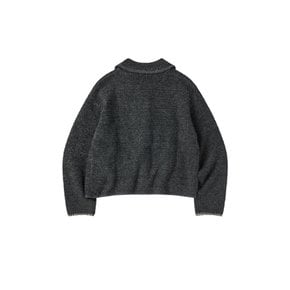 [스타필드코엑스][꼬모니노즈] 여성 BOOKLE KNIT CARDIGAN [CHARCOAL]