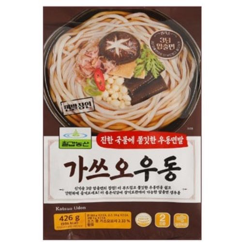 칠갑농산 가쓰오 우동 426g 1개 3개 10개 1박스 2