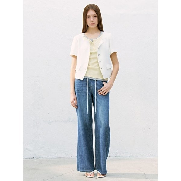 Summer Tweed Jacket  Ivory (KE6511M050)