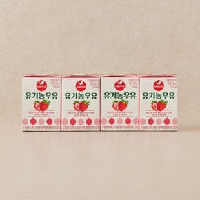 서울우유 유기농 멸균우유 딸기 (120ml X 4팩)