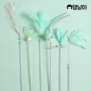 고양이 막대 낚시대 6종 세트