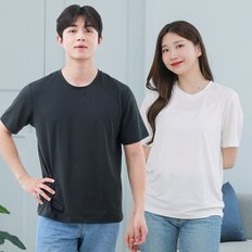 기능성 쿨스트레칭 라운드반팔티 2매