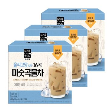 NS홈쇼핑 올리고당 넣은 16곡 미숫곡물차 20스틱 (2팩+1팩) (총3팩)[30996374]