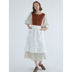 Classic Linen Layered Apron