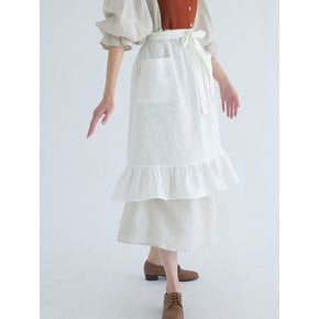 Classic Linen Layered Apron