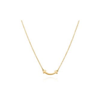 TIFFANY&CO 63528676 (62617640) 티파니 T 스마일 미니 18K 골드 목걸이