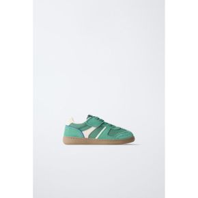 ZARA 자라 키즈 콘트라스트 스니커즈 운동화 그린 7405930500 7405930 1439671