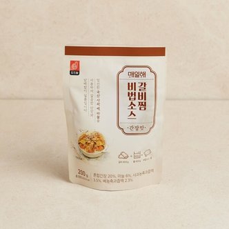신세계라이브쇼핑 도드람 갈비찜 비법소스 간장맛200g2팩