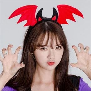 할로윈 머리띠 할로윈 파티 머리띠 박쥐 악마 코스튬 성인
