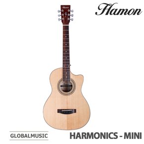 [한정수량기타] 하몬 미니 통기타 Harmonics-Mini NAT 하모닉스 미니기타