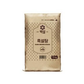 CJ 백설 흑설탕 15kg 1개