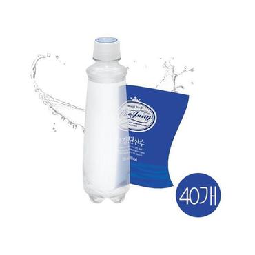  일화 초정탄산수 무라벨 플레인 350ml X 40개