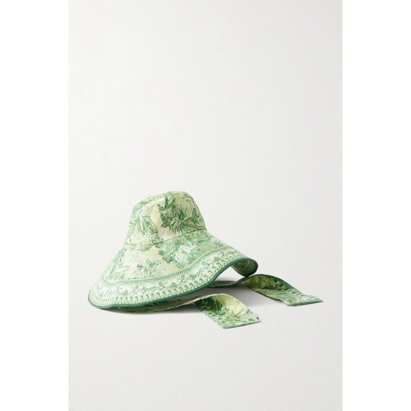 알레마이스 사라 자수 프린트 리넨 선햇 46376663163083622