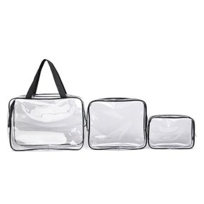 여행용 투명 비치파우치 캠핑 휴대용 간편 백 가방