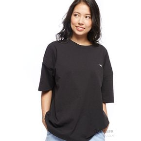 여성 래쉬 티셔츠 BILLABONG BC013855-BLK ELLIPSE LOGO UTILITY TEE UVT BLK