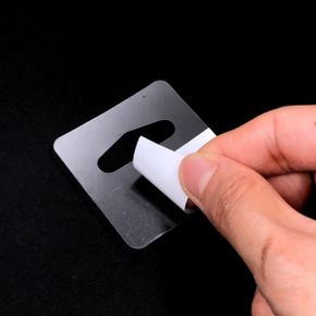 접착식 후크택 1P 물건 정리 제품 고리 진열 행잉 걸이 디스플레이 전시 고리