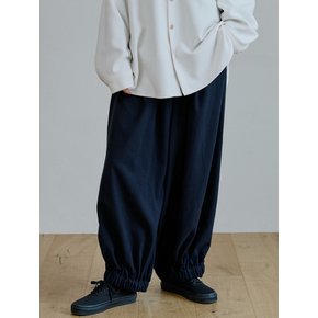 unisex jogger balloon pants navy