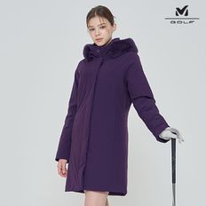 밀레골프 24FW 여성 인퀼팅 덕다운 코트[34674264]