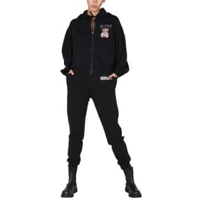 FW21 [모스키노]Mens Pants JOGGING PANTS WITH LOGO PRINT BLACK 03235427_1555