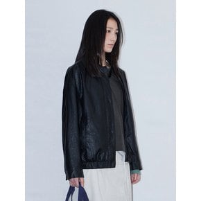 [online exclusive] 25 hide eco leather jumper (black)