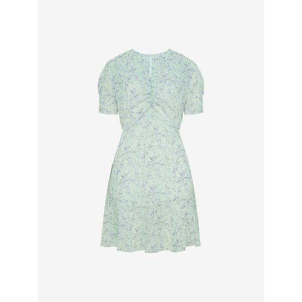 [25 신상] 플라워 셔링 미니 원피스 (TKOAG2571)