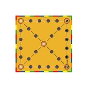 윷말판 윷놀 대형 가로100cmX세로100cm