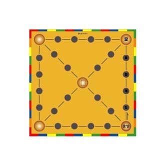 제이큐 윷말판 윷놀 대형 가로100cmX세로100cm