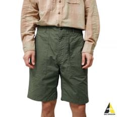 엔지니어드 가먼츠 24 Fatigue Short C - Olive Cotton Ripstop (24S1E003-