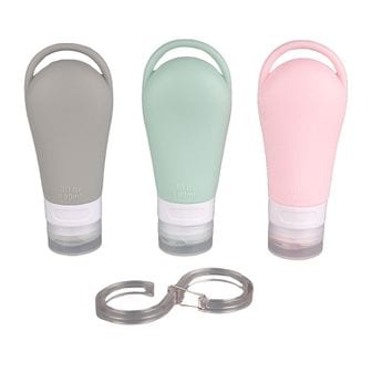 오너클랜 실리콘공병 휴대용 샴푸통 90ml Set Set 실리콘 수영