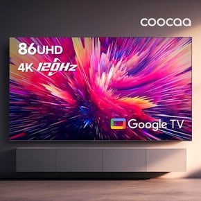 24년형 5년무상AS 4K 120Hz  쿠카 UC861UHD 218cm 구글 안드로이드 스마트TV