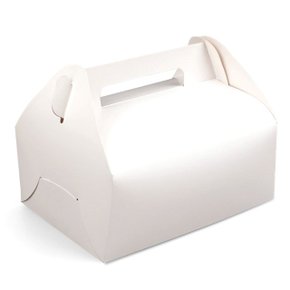 손잡이 사각 선물상자 화이트 기념품 답례 포장 박스 (WCFA8EF)