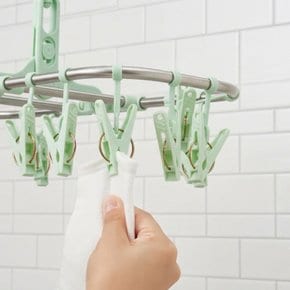 튼튼한 빨래집게 민트