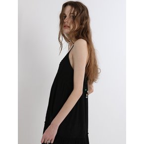 Needlework Beads Dress (Black)