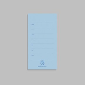 Signature memo pad - Weekly 시그니처 메모패드 - 위클리