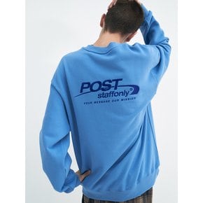 POST SWEATSHIRT (SKY BLUE)