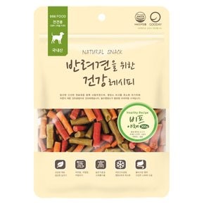 건강레시피 비프야채 300g 강아지간식