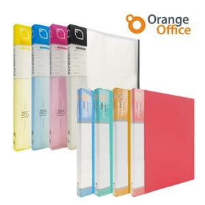 오렌지오피스 A4 튼튼한 클리어화일 20매 40매 화일 - 파스텔,반투명 리필 가능