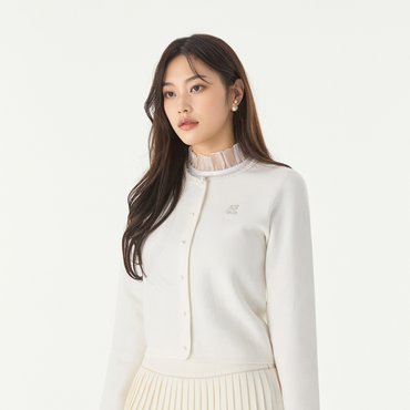 페어라이어 진주 리본 자켓 가디건 (화이트)