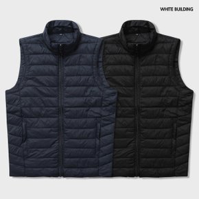 남자패딩조끼 경량 덕다운 남여공용 하이넥 커플 조끼 패딩_P350076598