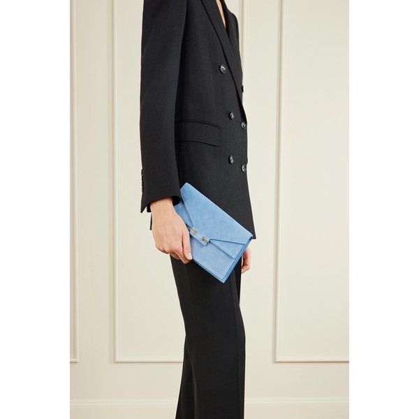 스웨이드 클러치 스카이 블루 46376663163053175