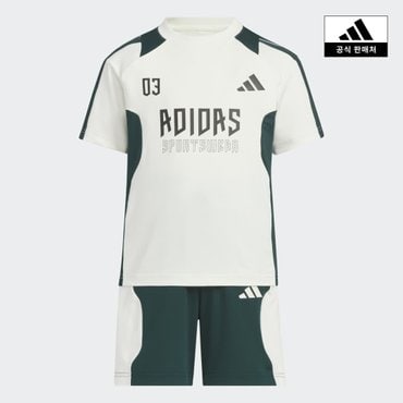아디다스키즈 [아디디스키즈] (A100-A140)LK BTS TEE SET  (KC5980)