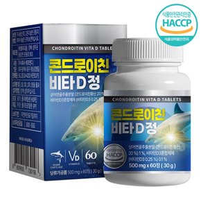 상어연골 콘드로이친 비타민D3 500mg x 60정