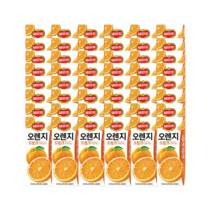  델몬트 오렌지 드링크 190ml x 48팩 학교 회사 행사 음료