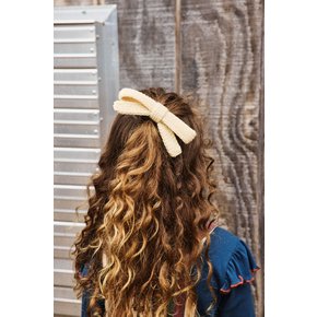 26FW 키즈 헤어핀 JUMBO GOLDIE BOW K1042F26-1AA