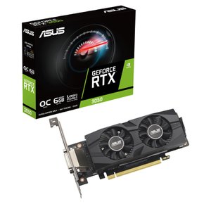 아수스 듀얼 지포스 RTX 3050 OC 에디션 6GB GDDR6 비디오 카드 DUAL-RTX3050-O6G 국내 일반